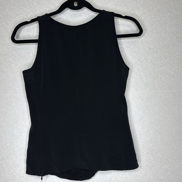 Armani Collezioni Sleeveless Slim Fit Silk Blend Top 2 - Picture 5 of 5